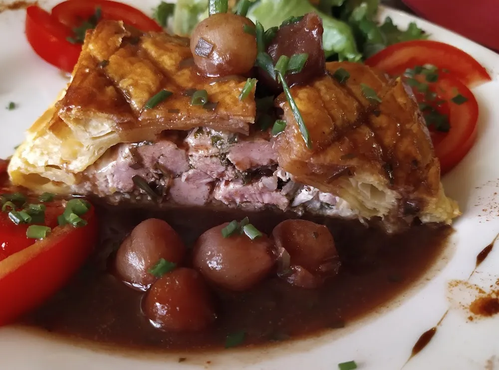 Pâté Lorrain Maison Sauce Pinot Noir Estragon Magnifique